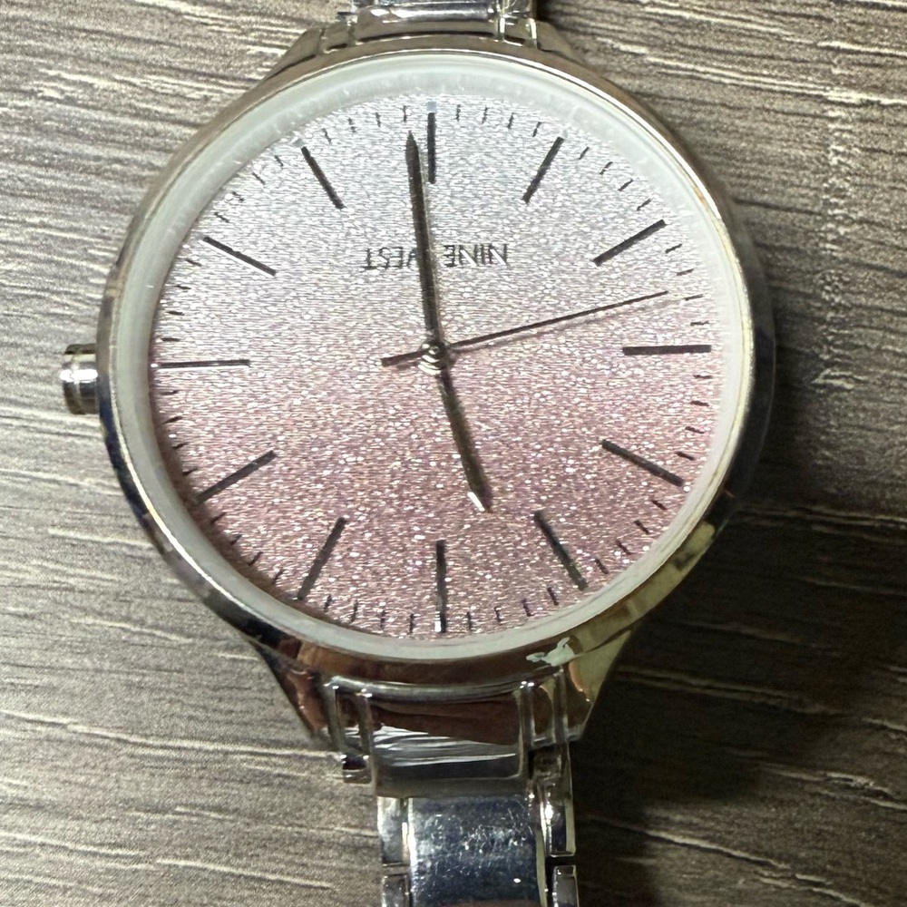 Nine West Women's Watch in Pink and Silver